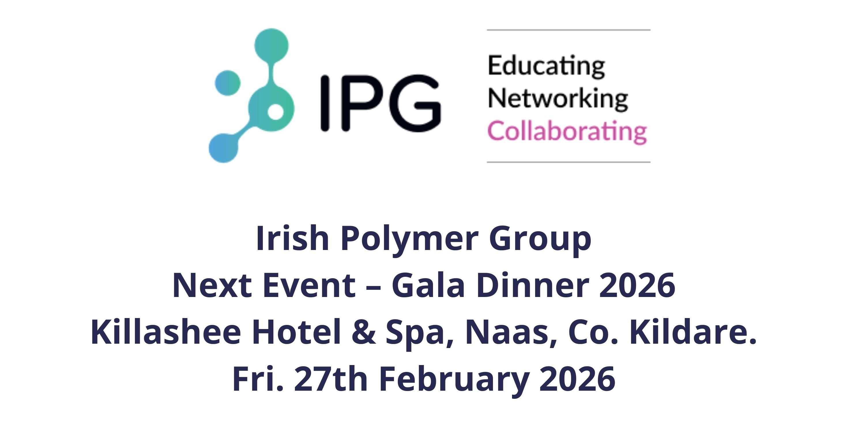 Next Event - Gala Dinner 2026